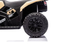 Quad Elettrico per Bambini Safari 6V con Bauletto Posteriore Beige