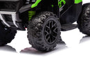 Quad Elettrico per Bambini Safari 6V con Bauletto Posteriore Verde