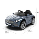 Macchina Elettrica per Bambini 12V con Licenza Mercedes CLS Small Blu-5