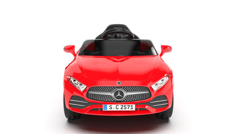 Macchina Elettrica per Bambini 12V con Licenza Mercedes CLS Small Rosso  -2