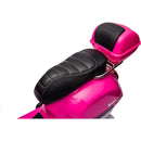 Moto Elettrica per Bambini Piaggio Vespa GTS SUPER 12V Full Optional con Bauletto Fucsia -8