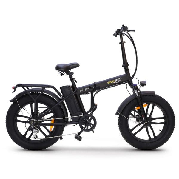 acquista Fat-Bike Bicicletta Elettrica Pieghevole 36V a Pedalata Assistita 20” 250W SkyJet NitroPro Nera