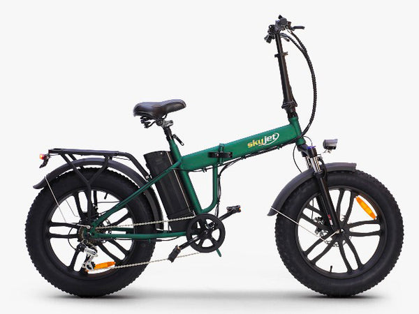 Fat-Bike Bicicletta Elettrica Pieghevole 36V a Pedalata Assistita 20” 250W SkyJet NitroPro Verde online