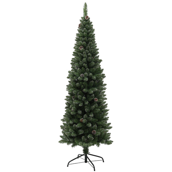 Albero di Natale Artificiale 180 cm 618 Rami con Pigne Verde acquista