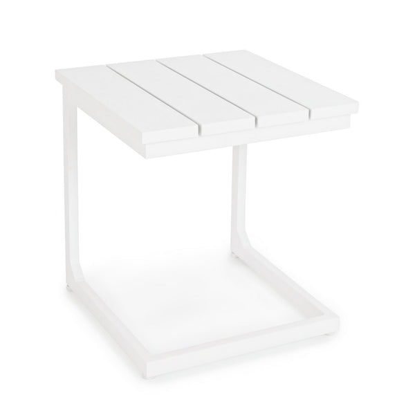 Tavolino design da Giardino Share bianco 41x41x45 cm in Alluminio Share Bianco prezzo