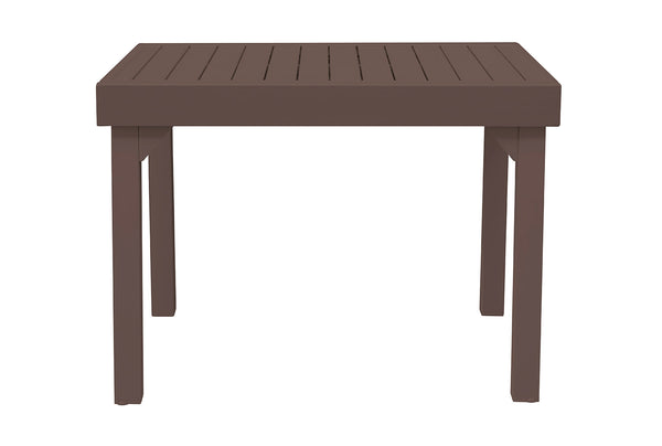 Tavolo Allungabile da Giardino 106/212x75x75 cm Capannori in Alluminio Chocolate prezzo