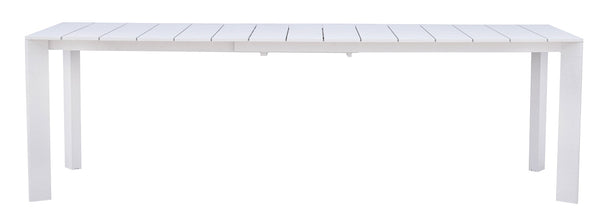 prezzo Tavolo Allungabile da Giardino 165/250x90x75 cm Anzio in Alluminio Bianco