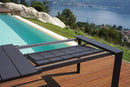 Tavolo Allungabile da Giardino 200/300x100x75 cm Nettuno in Alluminio Antracite-3