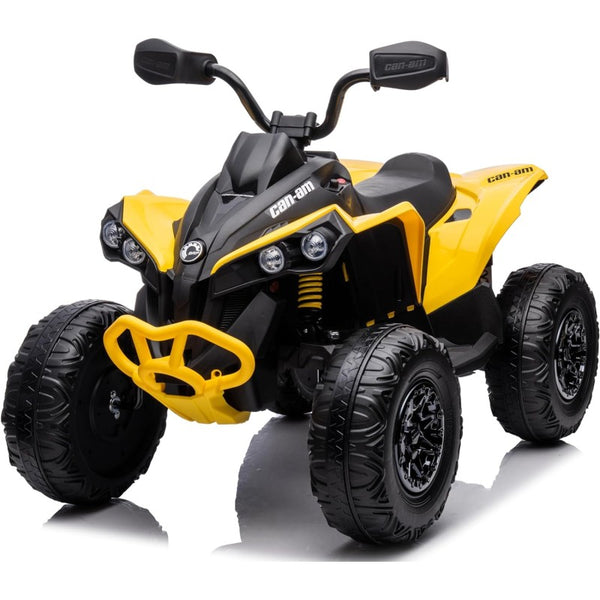 Quad Elettrico per Bambini Licenza Can-Am Renegade 12V ATV Telecomando e Ammortizzatori Giallo acquista