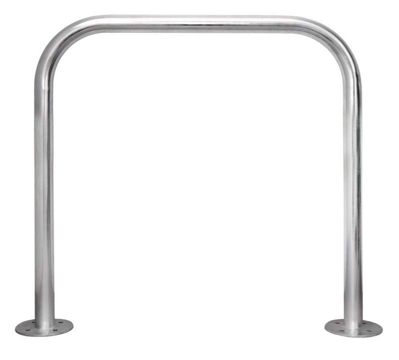 Transenna Supporto Singolo per Biciclette 870x150xH850 mm con Piastra in Acciao Elettrozincato-1