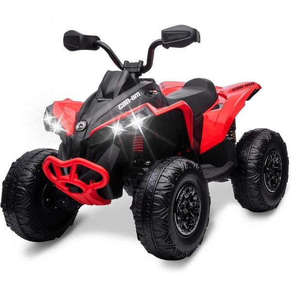 Quad Elettrico per Bambini Licenza Can-Am Renegade 12V ATV Telecomando e Ammortizzatori Rosso acquista