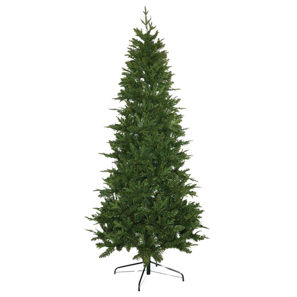 Albero di Natale sottile di colore verde realizzato in PE e PVC acquista