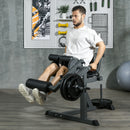 Seated Calf Machine 32 posizioni da Seduti 100x90x105 cm Grigio e Nero   -2