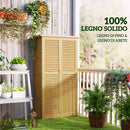 Casetta Box da Giardino 87x46,5x160 cm con Ante a persiana in Legno -6