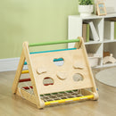 Gioco per Bambini 5 in 1 Corda Arrampicata Scivolo Sacchi e Triangolo Montessori     -8