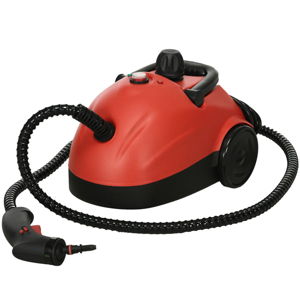 Pulitore a Vapore Portatile Multiuso con 13 Accessori Inclusi 1500W Serbatoio 1.2L Rosso prezzo