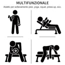 Set 4 Manubri Pesi Esagonali Totale 20KG in Acciaio e PU   -4