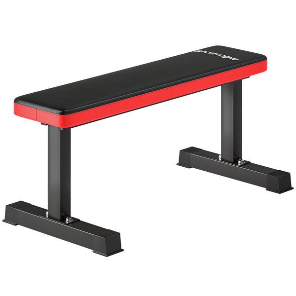 Panca Piana per Pesi e Addominali Capacità 300kg 106x26x48 cm Nero sconto