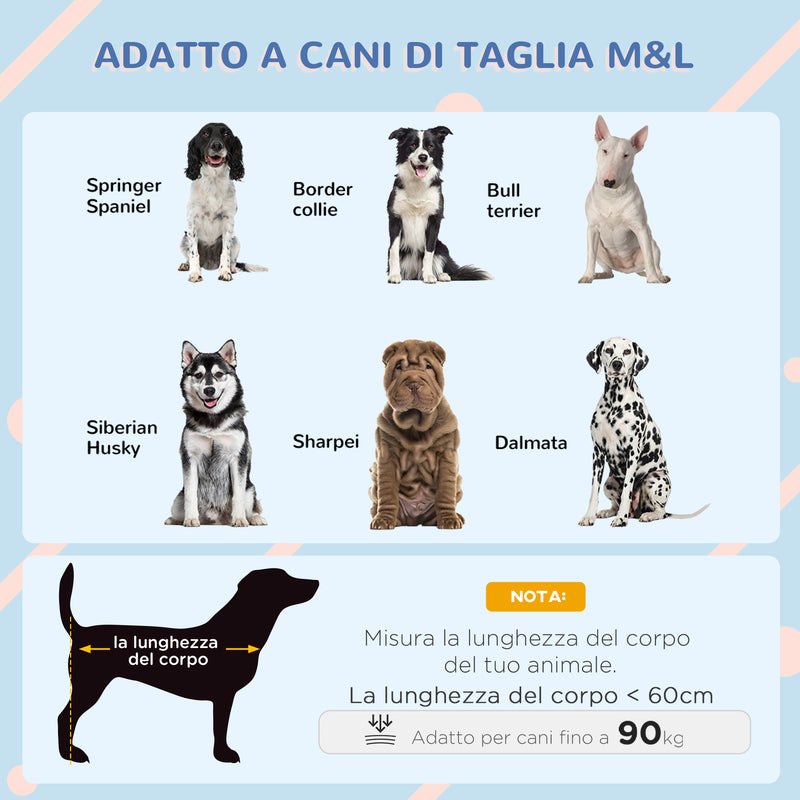 Cuccia per Cani Grandi da Esterno Pavimento Rimovibile 84x99x87 cm in Legno Grigio -4