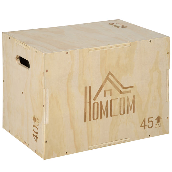 Plyo Box 3 Altezze 45x40x60 cm in Legno di Faggio acquista