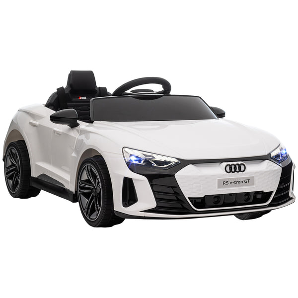 Macchina Elettrica per Bambini Licenza Audi RS con Telecomando Bianca e Nero prezzo