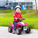 Quad Elettrico per Bambini licenza ufficiale HONDA con Luci LED Clacson e Pedali Rosa  -2