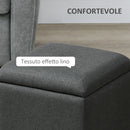 Pouf Contenitore 39x39x39 cm in Tessuto Teddy Grigio  -4