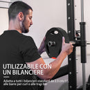 Set di 4 Dischi Pesi per Bilanciere totale 30KG - 2x5kg e 2x10kg     -5