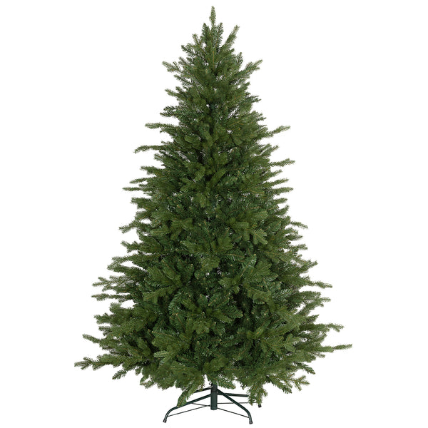 acquista Albero di Natale Artificiale 180 cm 1821 Rami Base in Metallo Verde