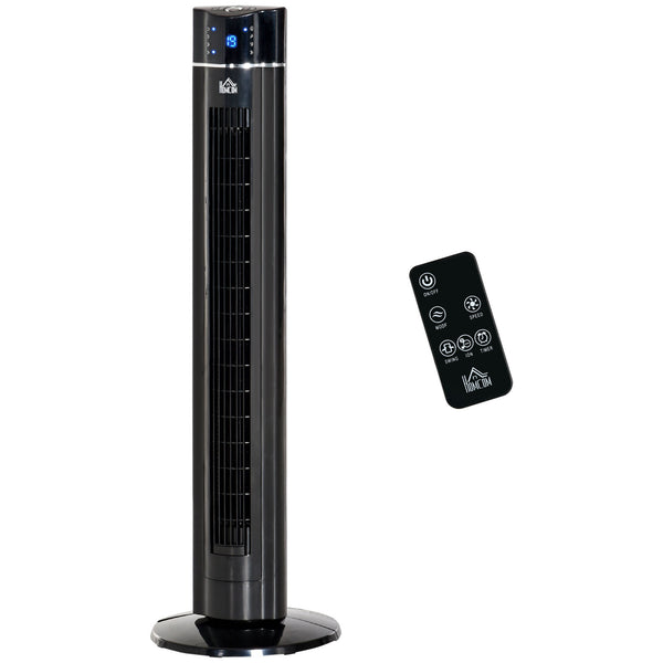 Ventilatore a Colonna 60W con 3 Velocità Ø32x106,8 cm 3 Modalità e Timer 8h in ABS Nero sconto