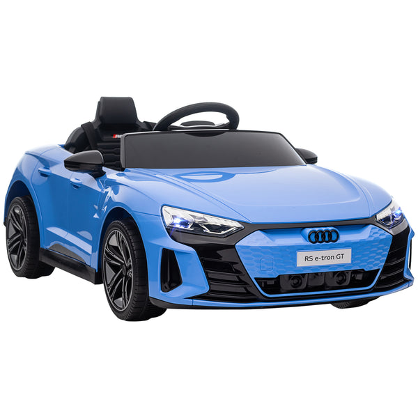 Macchina Elettrica per Bambini Licenza Audi RS con Telecomando Blu e Nero sconto