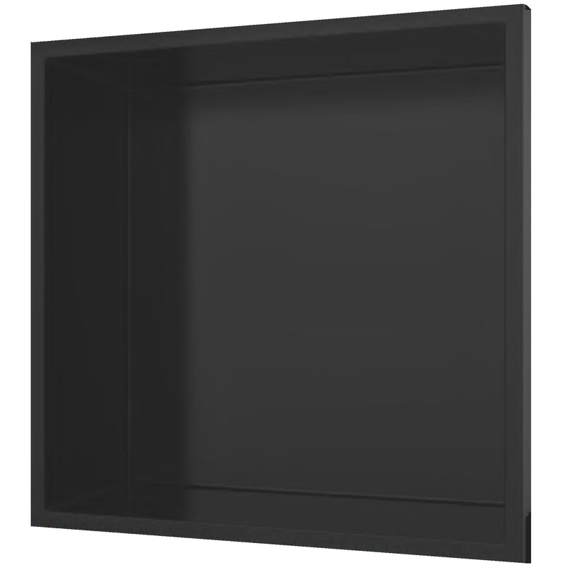 Nicchia per Doccia 30x30 cm da Incasso in Acciaio Nero-1