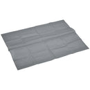 Coprisedile per Dondolo da Giardino 115x48x48cm in Tessuto a Rete Grigio Chiaro-1