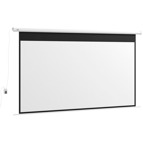 acquista Telo per Proiettore 120" 16:9 Motorizzato con Telecomando Fissaggio a Muro e Soffitto Bianco