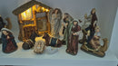 Presepe Natività 12 Pezzi 30 cm con Capanna