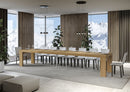 Tavolo Allungabile 140/400x90x77 cm Roxell Premium Quercia Natura  -4