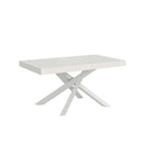 Tavolo Allungabile 160-264x90x77 cm Volantis Bianco Frassino Telaio Bianco -1