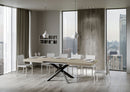 Tavolo Allungabile 200-460x90x77 cm Volantis Cashmere Telaio Antracite -4