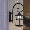 Lampada da Esterno con Pannello Solare 16,5x25,5x41 cm Impermeabile IP44 e Accensione Automatica Nero-3