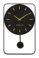 Orologio da Muro Simple Life 40,5x5x65,5 cm in Ferro -1