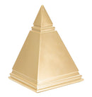 Piramide Oro 11,5x11,5x15,5 cm in Poliresina -1