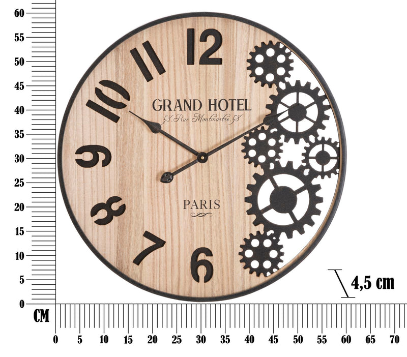 Orologio da Muro Grand Ø 60x4,5 cm in Ferro-6