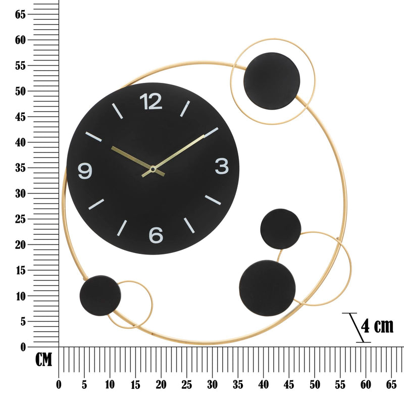 Orologio da Muro Globe 60x4x57 cm in Ferro-6