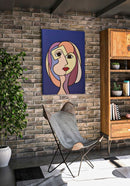 Stampa Dipinta Double Faces Large 1 80x3x120 cm in Legno e Tessuto-5