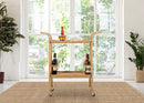 Carrello Panama 2 Ripiani 83x46x87,5 cm in Rattan-7