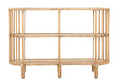 Console Panama 3 Ripiani 120x37,5x80 cm in Rattan-2