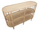 Console Panama 3 Ripiani 120x37,5x80 cm in Rattan-4