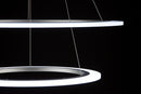 Lampadario a Sospensione 2 Anelli LED 40x40cm Zaghi Round-10