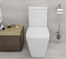 WC con Cassetta Esterna in Ceramica 37x55x33 Cm Vorich Minimal Bianco-2