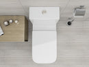 WC con Cassetta Esterna in Ceramica 37x55x33 Cm Vorich Minimal Bianco-3